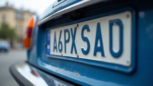 Quelle signification des couleurs de plaques d'immatriculation en France ?